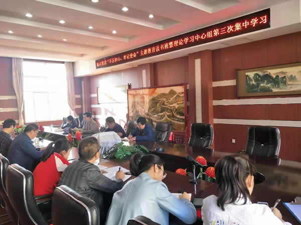 隴運集團公司召開“不忘初心、牢記使命”主題教育讀書班暨理論學(xué)習(xí)中心組第三次、第四次集中學(xué)習(xí)會議